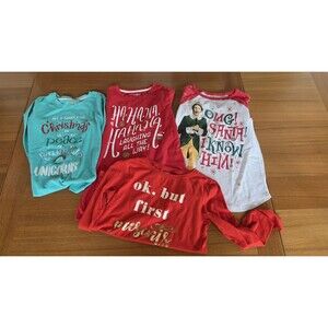Girl's Christmas Shirt Lot Size 10-12